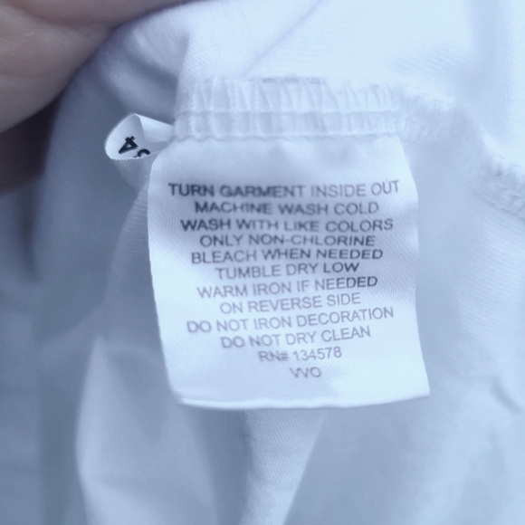 Vineyard Vines white Christmas long sleeve top size M - Picture 4 of 5